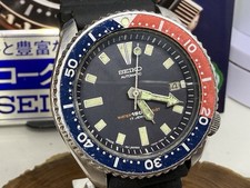 Seiko Men's Black Watch - 7002-700J Pepsi  Automatic Diver Survivor