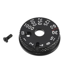 LEICA M2 M3 SHUTTER SPEED DIAL LATE TYPE 1/60s REPAINTED SEMI-GLOSSY BLACK 2
