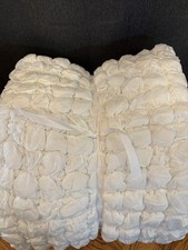 POTTERY BARN TEEN MARSHMALLOW JERSEY QUILT, FULL/QUEEN  IVORY