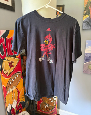 adidas Boys Black Graphic Cardinal Logo T-Shirt XL Cotton Crew Short Sleeve (18)