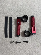 Motorcycle Universal  CNC Foot Pegs Footrest Racing Pedal Folding