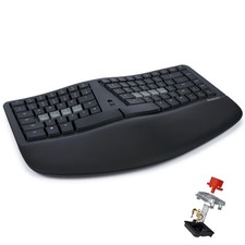 KINESIS mWave Quiet Ergonomic Keyboard for PC...