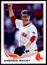 2013 Topps Update Andrew Bailey Boston Red Sox #US107