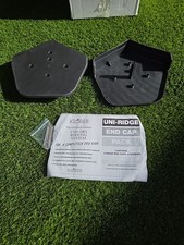 UNI ANGLE RIDGE END CAP - BLACK - U.A.R DRY ROOFING SYSTEM HOME HOUSE Klober 
