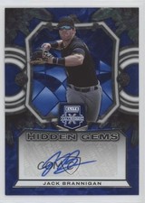 2023 Panini Elite Extra Edition Hidden Gems Blue Jack Brannigan #HG-JBR Auto 1k5