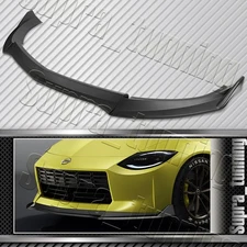 Black Front Bumper Lip Spoiler Splitter NS-Style For 2023-2025 Nissan Z 400Z