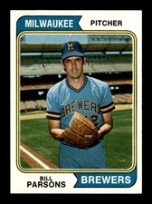 1974 Topps #574 Bill Parsons   NM/NM+ X3726527