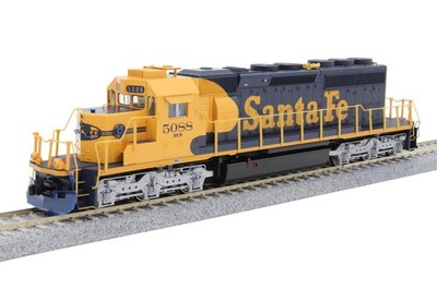 Kato HO 37-6617 EMD SD40-2 Mid ATSF #5088 -DC LOCOMOTIVE - DCC Ready NEW