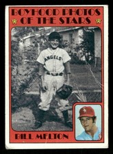 1972 Topps Baseball Card #495 Boyhood Photos of the Stars Bill Melton