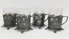 OSIRIS Nuremberg Jugendstil Pewter Tea Cup Holder Zinn TA-5