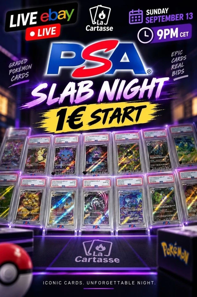 1 EURO PSA SLAB NIGHT AUCTION