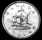 1949 $1 silver proof like beautiful coin in a paper flip