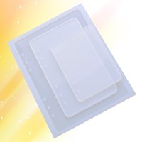 9 Pcs Epoxidharz Resin Formen Silikonformen Diy -Lesezeichenform -Silikonformen