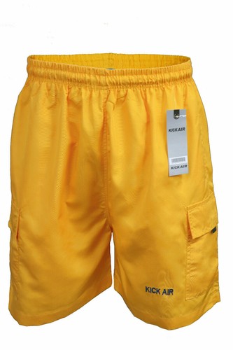 Pantalones cortos elásticos de baño Kick Air and para hombre playa malla de verano forrados con cremallera bolsillos - Imagen 6 de 8