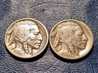 1913-P Ty.1  & Ty. 2 Buffalo Nickels