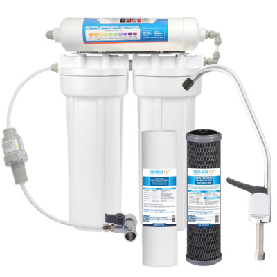 Classic Undersink water filter system  3 stage  Aqua blue h20  premium filter