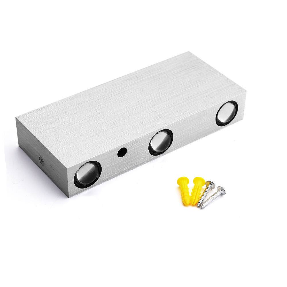 Up/Down 6W LED Wall Sconce Lamp Dimmable/N Rectangle Light Fixture ...