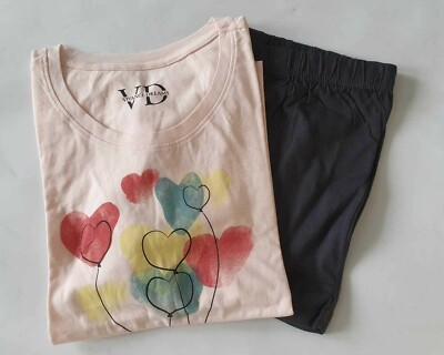 Vivance Dreams  Shorty Marken Damen Schlafanzug Pyjama kurz 44/46  XL