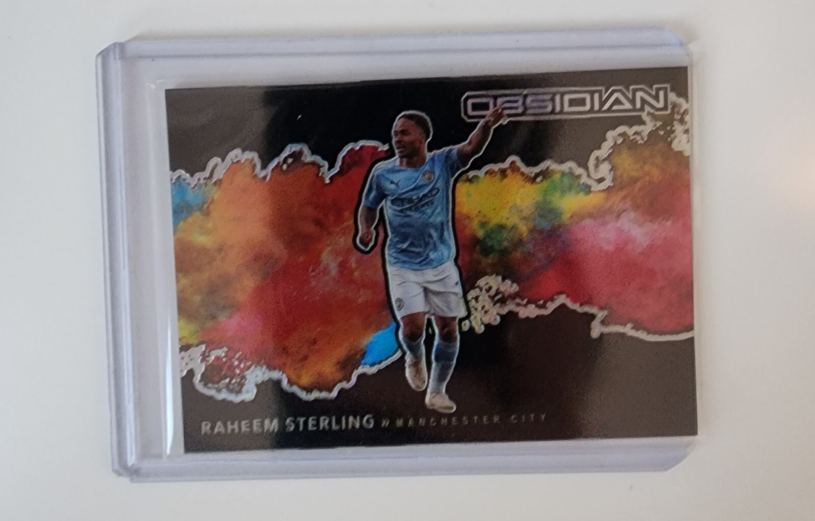 2020 Raheem Sterling Obsidian Black Color Blast Manchester City