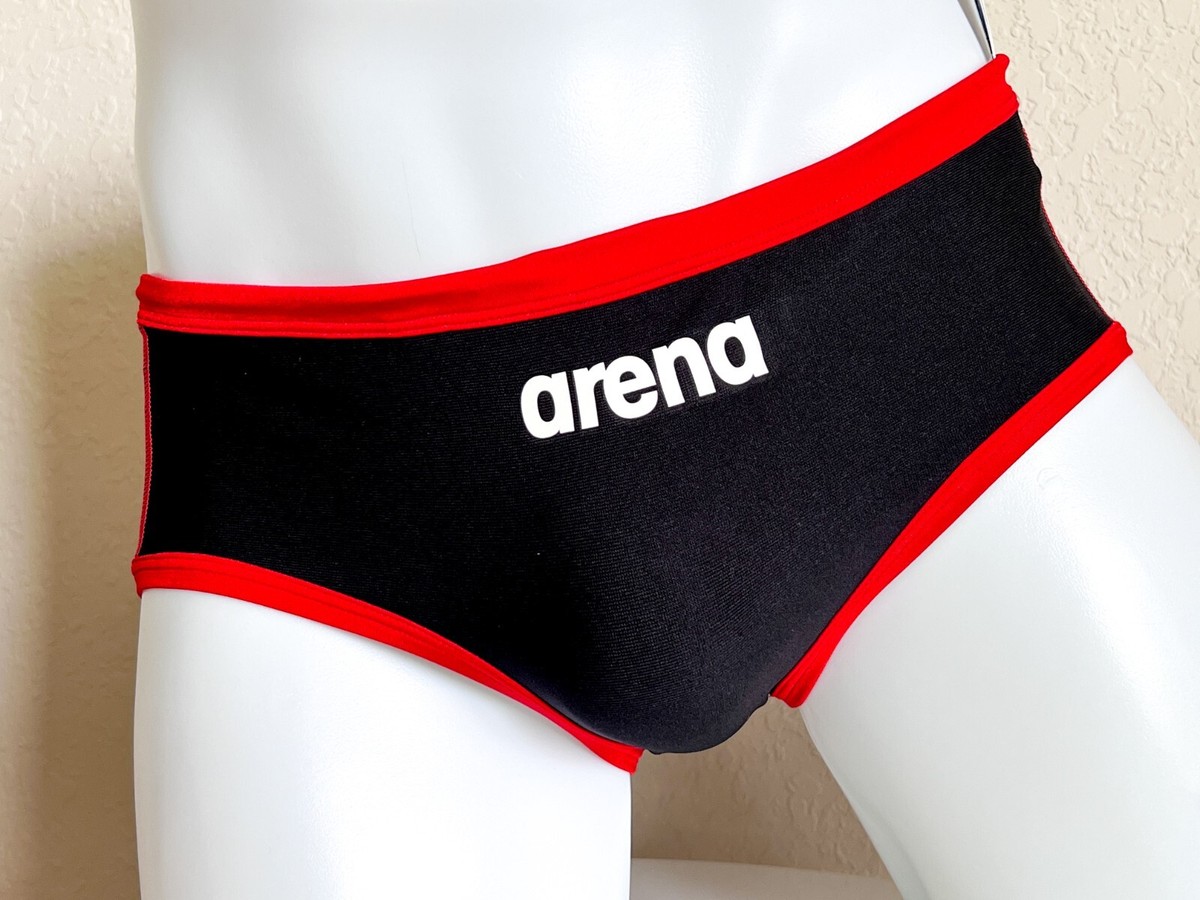Arena Japan 50th Anniversary Swim Briefs Black x Red Size 32' - 35