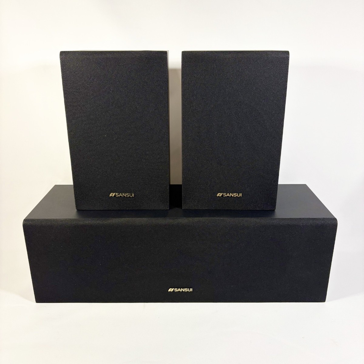 SANSUI SSC-100 (A-B) 3 SPEAKER set surround sound rear and center 