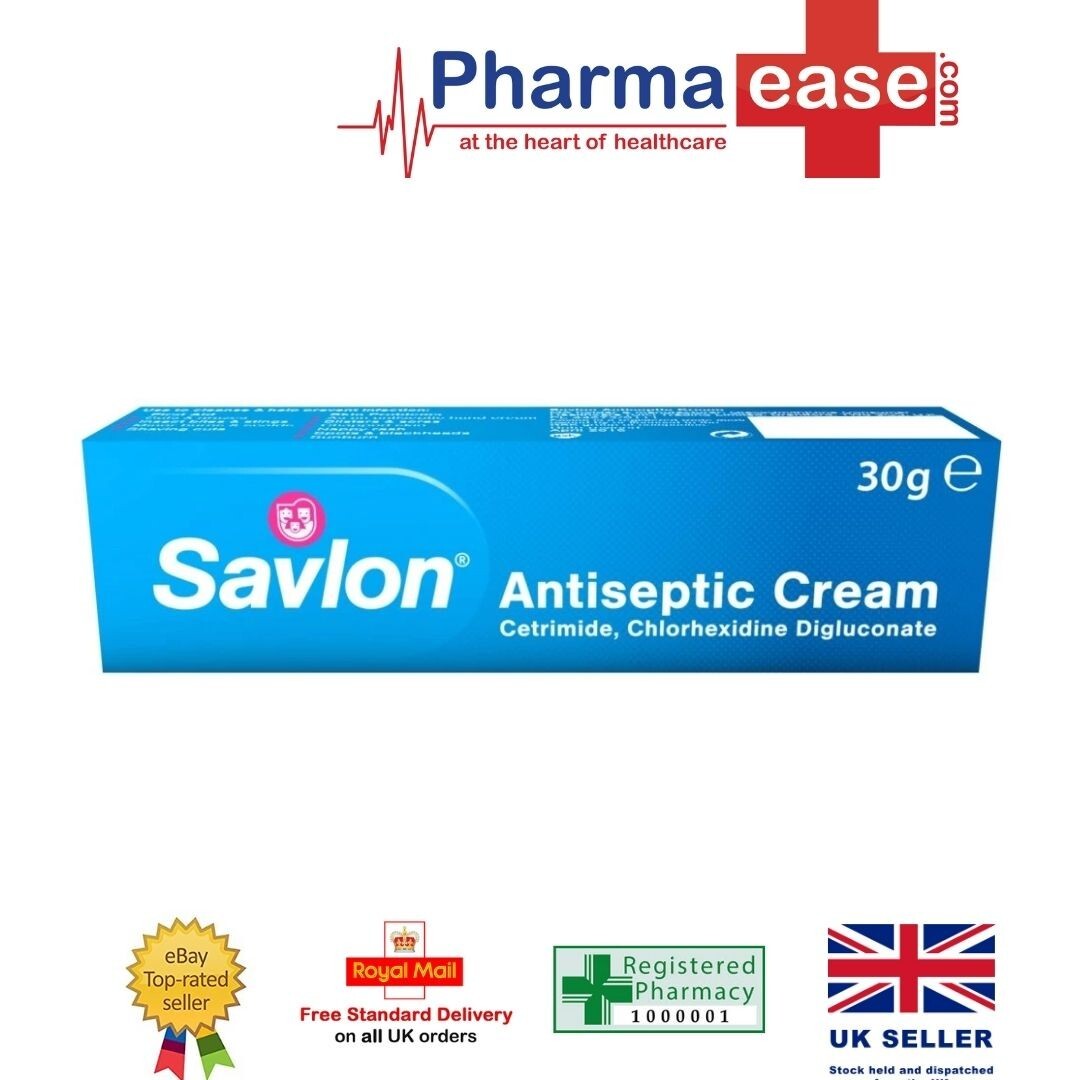 Savlon Antiseptic Cream30gPrevents InfectionHeals Wounds/Burns/Skin