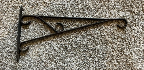 Vintage Wall Mount Iron Metal Hanger Sign , Gas, Oil, Garden , Home , 16” Long