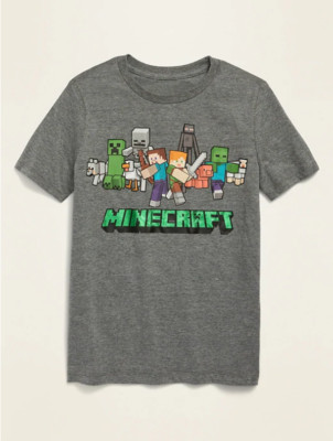 old navy minecraft shirt