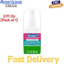 Benadryl Extra Strength Anti-Itch Cooling Spray, Travel Size, 2 fl. oz ...