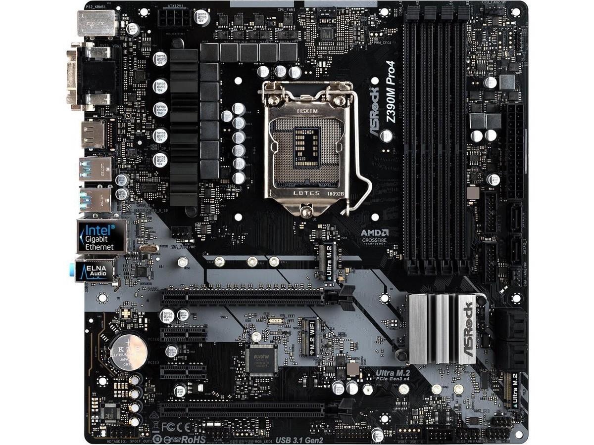 ASRock Z390 Pro4＋Intel Core i5-9400F ASRock Motherboard (Z390 PRO4) : Amazon.ca: Electronics