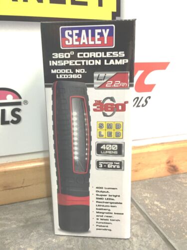 Sealey SUPER SAVER LED360 Lámpara de inspección recargable LED inalámbrico 360 Nuevo - Imagen 1 de 6