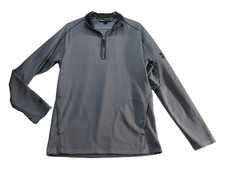 Under Armour Sweater Mens size Small Gray 1/4 Zip Combine Training Long Sleeve