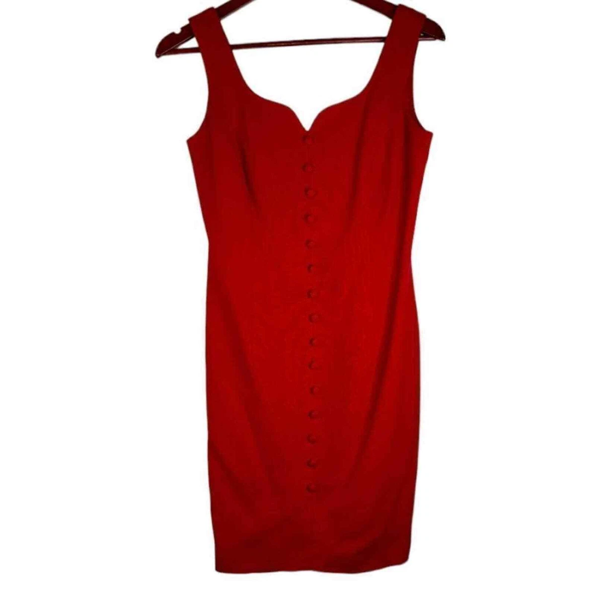 Donna ricco red clearance dress