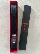 KAITEN Karategürtel - Seide - schwarz - 265 cm - NEU