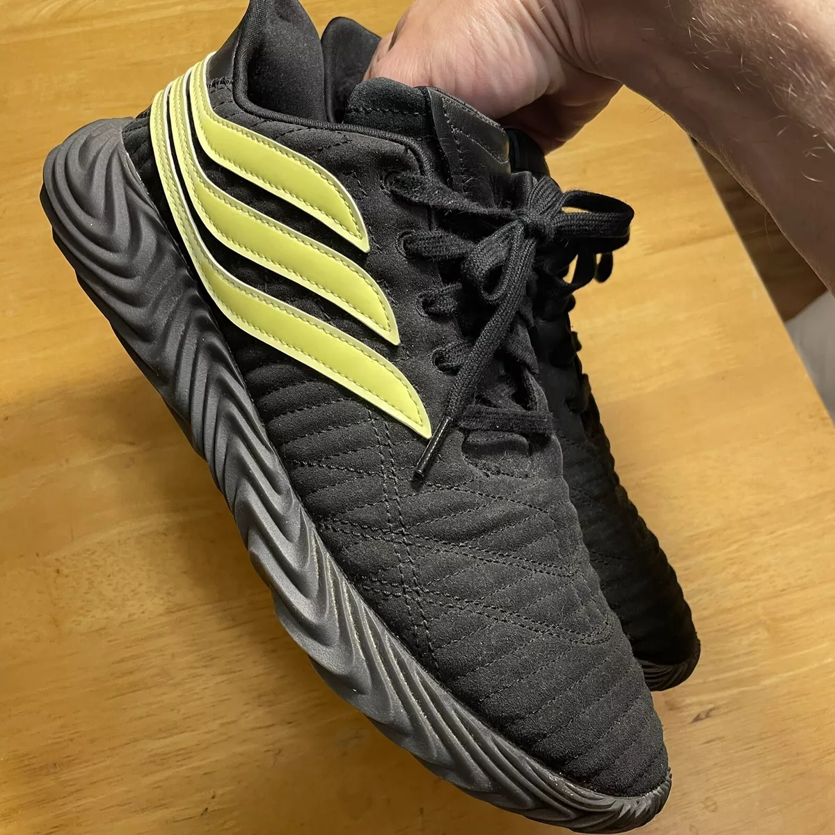 Adidas Sobakov Black Neon Size 12 US. Soccer Inspired Sneakers eBay