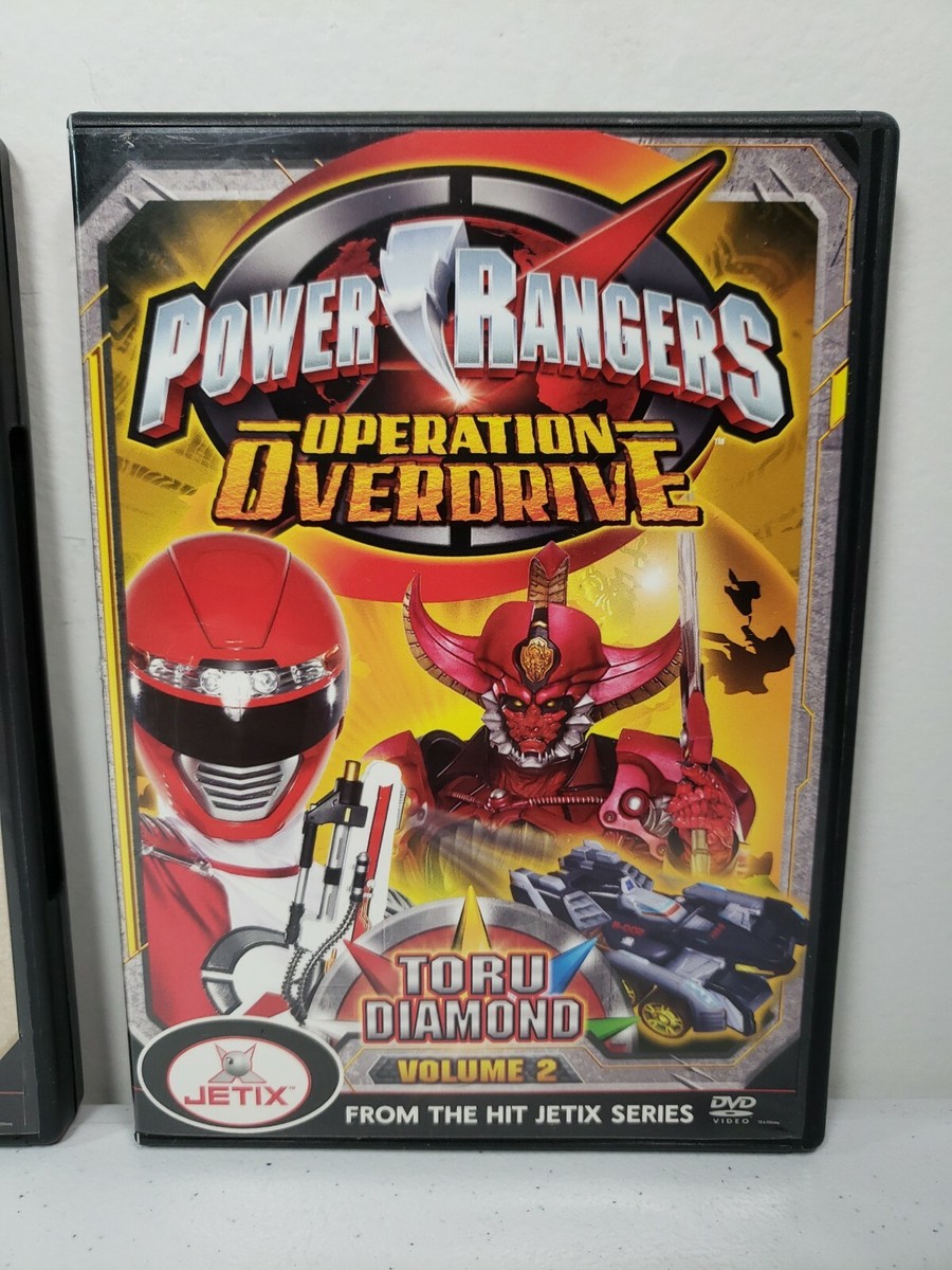 2PACK DVD Power Rangers Operation Overdrive VOL. 1 & 2 Pearl/Toru