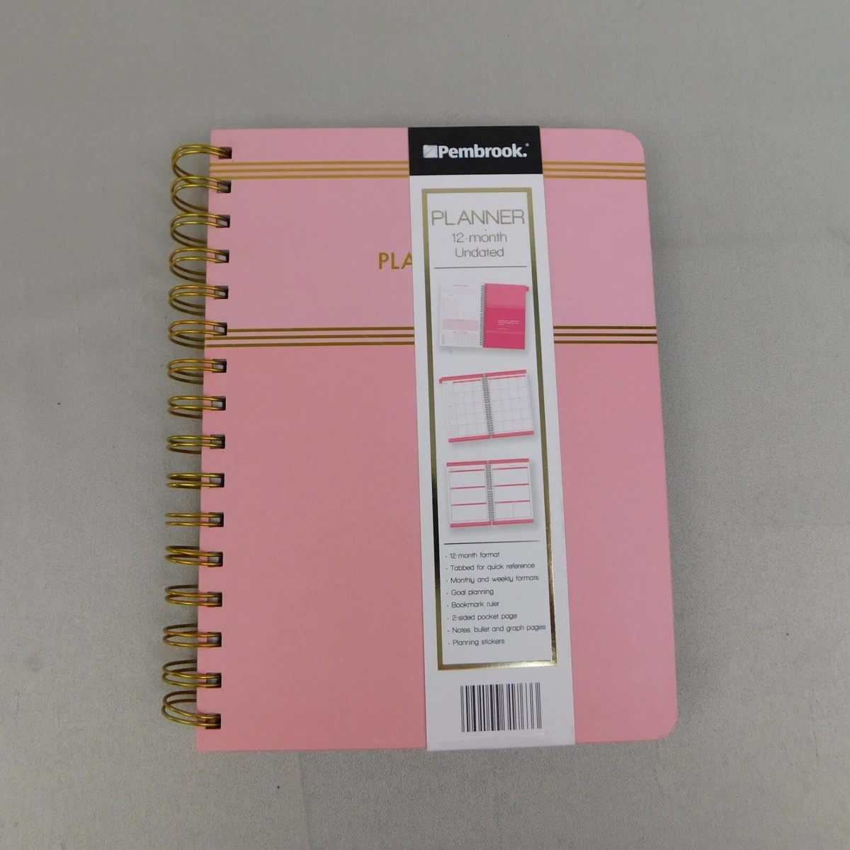 Pembrook 12Month Undated Planner ALDI REVIEWER, 45 OFF