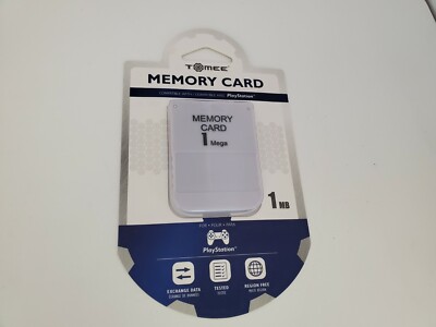NEW Tomee Memory card for the Sony Playstation 1 System Console 1 meg 15 Block