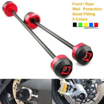 For Speed Street Triple 675 765 R S Axle Wheel Crash Protector Fork Frame Slider
