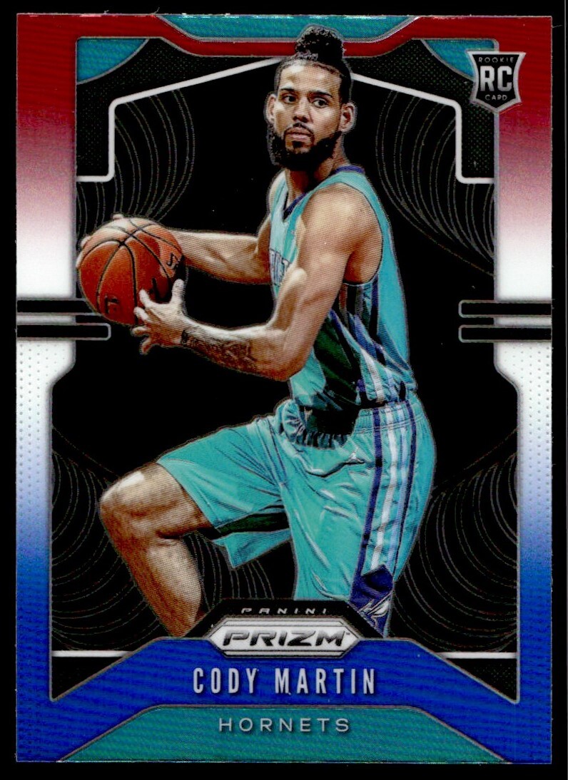 2019-20 Panini Prizm Red White Blue Cody Martin Rookie G74 Charlotte Hornets
