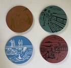 Home Lines.  SS Oceanic coasters , set of 4 — photo 1