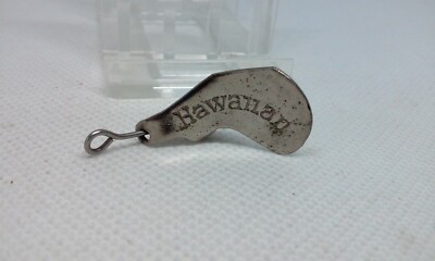 Vtg Fred Arbogast HAWAIIAN WIGGLER #2 Silver Blade Below Surface Fishing lure