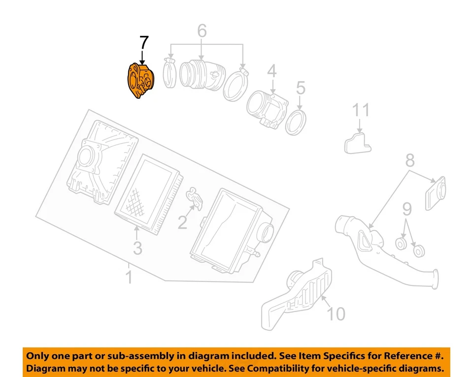 Used Fuel Injection Throttle Body fits: 2001 Ford Taurus Throttle Valve Assembly - Изображение 3 из 4