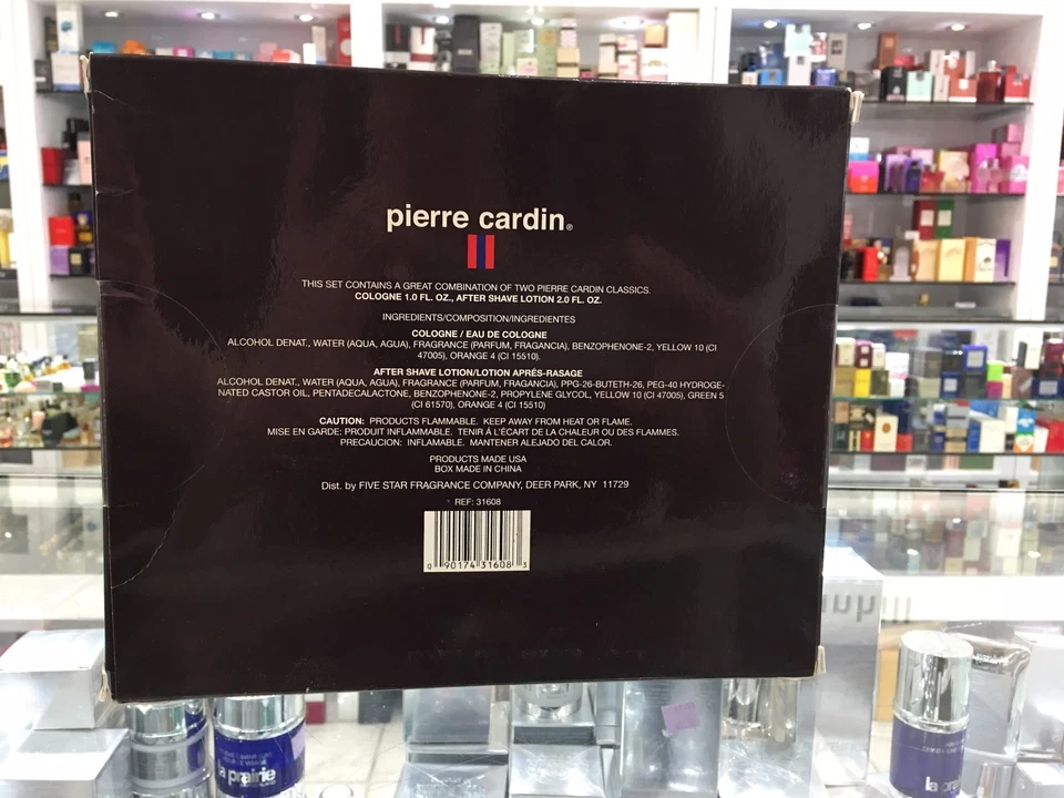 Pierre Cardin 2 件套古龙水 1 液量盎司 x 剃须后乳液 2 液量盎司 — 第 2/2 张图片