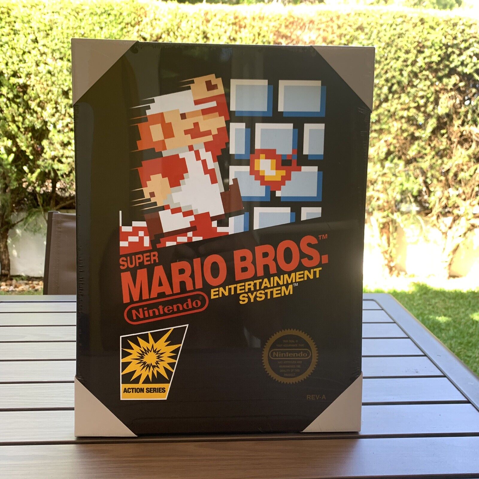 Super Mario Bros. 3 (NES Cover) 30x40 cm Framed Print