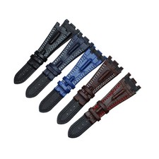 28mm Genuine Leather Watch Band Strap For AP Audemars Piguet Royal Oak Offshore