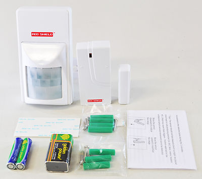Red Shield Funk Alarm Zubehörpaket PIR Türsensor 868 MHz