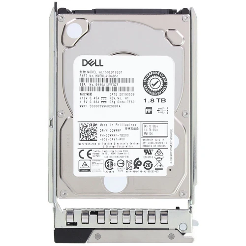 NEW Dell 1.8TB 2.5" 10K SAS 12G PowerEdge 14G R540 R640 Server HDD Hard Drive - Afbeelding 2 van 4