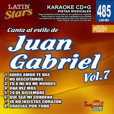 Karaoke Latin Stars 485 Juan Gabriel Vol.7