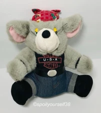 Biker Mouse Motor Cycles USA Plush Stuffed Animal 9.5"